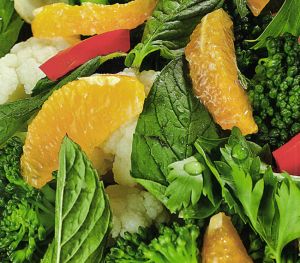 Brokoli ve Karnabahar Salatası